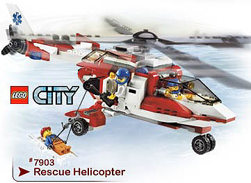 7903 Rescue Helicopter (Retired) LEGO City
