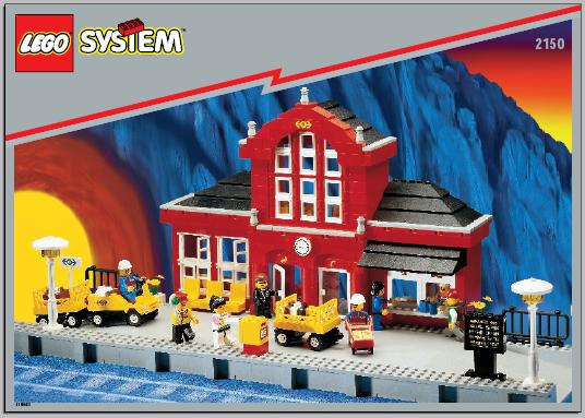 2150 Train Station (Used) LEGO Trains