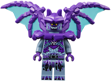 Gargoyle - Dark Purple Wings with Trans-Light Blue Membranes (nex081)