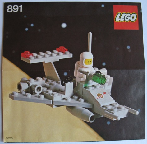 891 Two seater space scooter (Used) LEGO Space