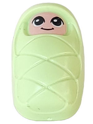 Baby / Infant - with Stud Holder on Back with Smiling Face and Large Eyes Pattern (frnd0279)
