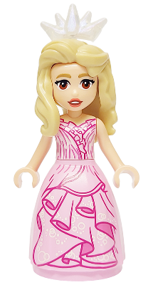 Glinda - Mini Doll, Bright Pink Dress, Wide Skirt (wck009)