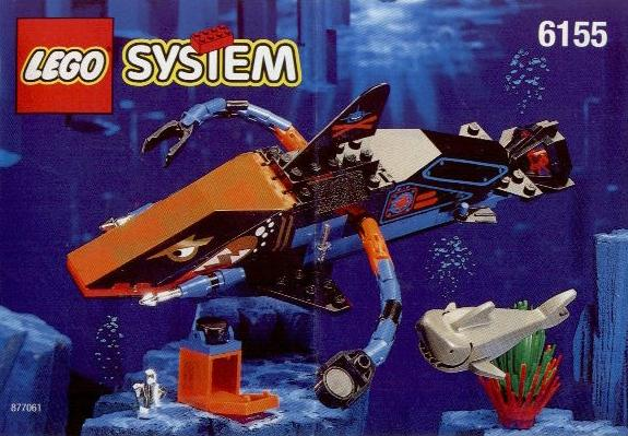 6155 Deep Sea Predator / Aquashark Barracuda (Certified) LEGO Aquazone