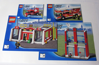 7208 Fire Station (Used) LEGO City