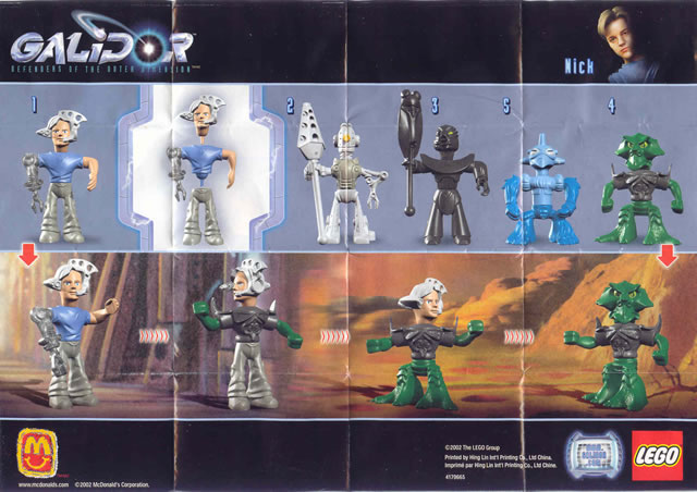 4040 Nick (McDonald's #1) (Certified) LEGO Galidor