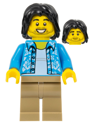 Tourist / Surfer - Dark Azure Hawaiian Shirt (cty1118)