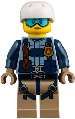 Mountain Police - Officer Male, Jacket with Harness (cty0853)