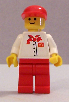 Chef - White Torso with 4 Buttons and McDonald's Logo (chef015s)