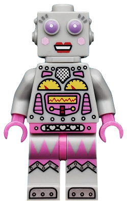 Lady Robot (Minifigure Only) (col178)
