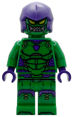 Green Goblin - Green Outfit, Dark Purple Hood (sh1066)