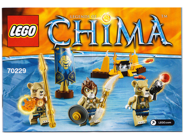 70229 Lion Tribe Pack (Used) LEGO Legends of Chima
