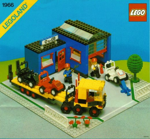 1966 Service Station with Workshop (Certified) LEGO Town