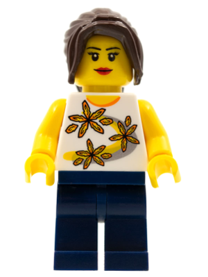 LEGO Brand Store Female, Yellow Flowers - Paris, France (So Ouest) (tls070)