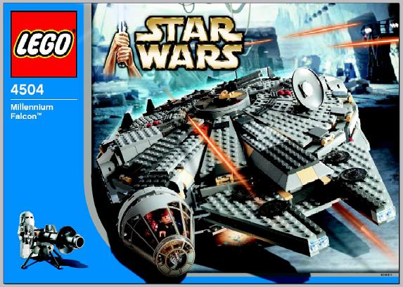 4504 Millennium Falcon (Redesign) - Blue Box (Certified) LEGO Star Wars