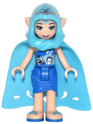 Naida Riverheart - Long Cape and Hood (elf020)
