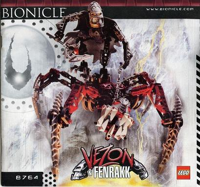 8764 Vezon & Fenrakk (Used) LEGO BIONICLE