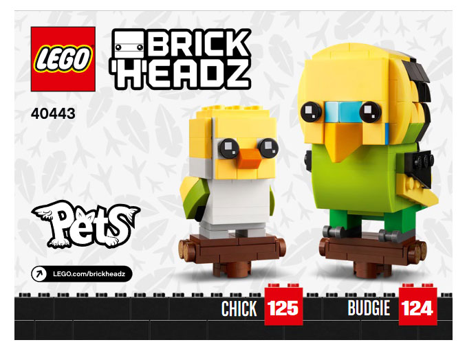 40443 Budgies (Used) LEGO BrickHeadz