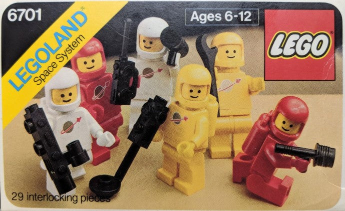 6701 Minifig Pack (Certified) LEGO Space