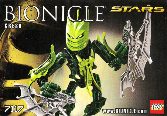 7117 Gresh (Certified) LEGO BIONICLE