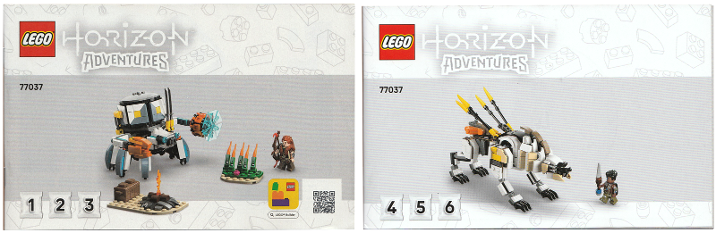 77037 Aloy & Varl vs. Shell-Walker & Sawtooth (Used) LEGO Horizon