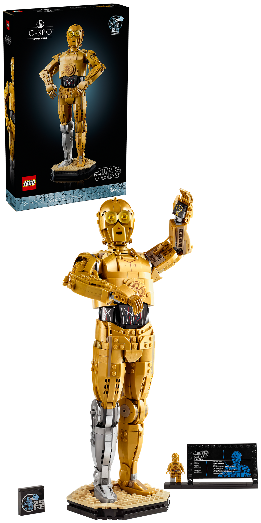 75398 C-3PO‚Ñ¢ Buildable Droid