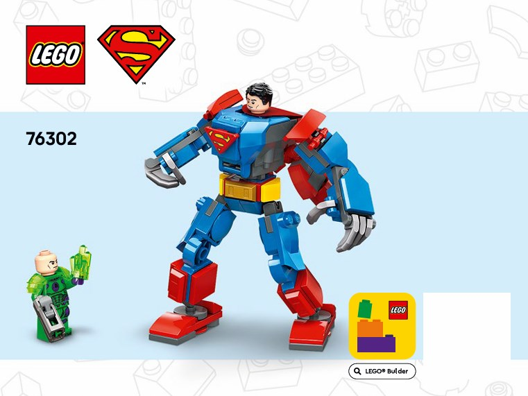 76302 Superman Mech vs. Lex Luthor (Used) LEGO Super Heroes