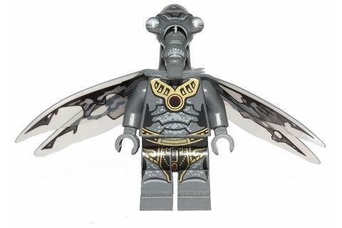 Geonosian Zombie - Dark Bluish Gray, with Wings (sw0382)