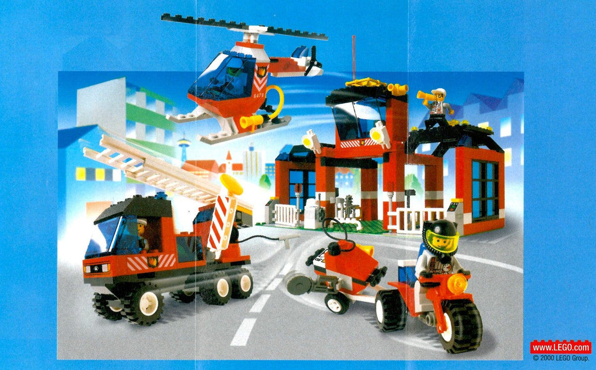 6478 Fire Fighters' HQ (Certified) LEGO Town