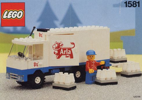 1581 Arla Milk Delivery Truck (Used) LEGO Town