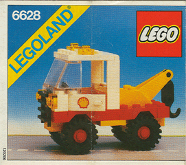6628 Shell Tow Truck (Used) LEGO Town