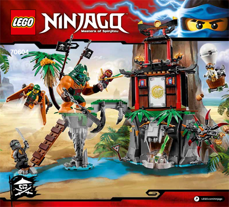 70604 Tiger Widow Island (Used) LEGO Ninjago