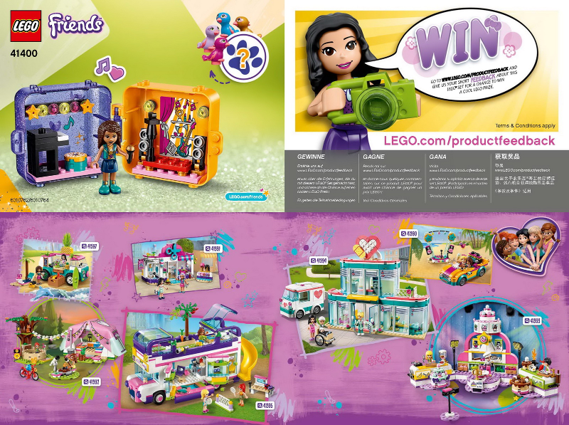 41400 Andrea's Play Cube (Certified) LEGO Friends