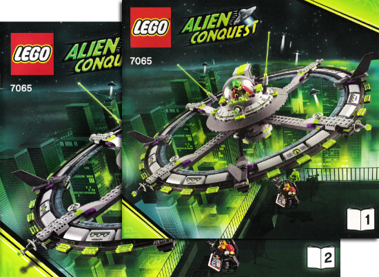 7065 Alien Mothership (Used) LEGO Space