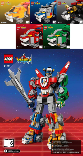 21311 Voltron (Used) LEGO Ideas