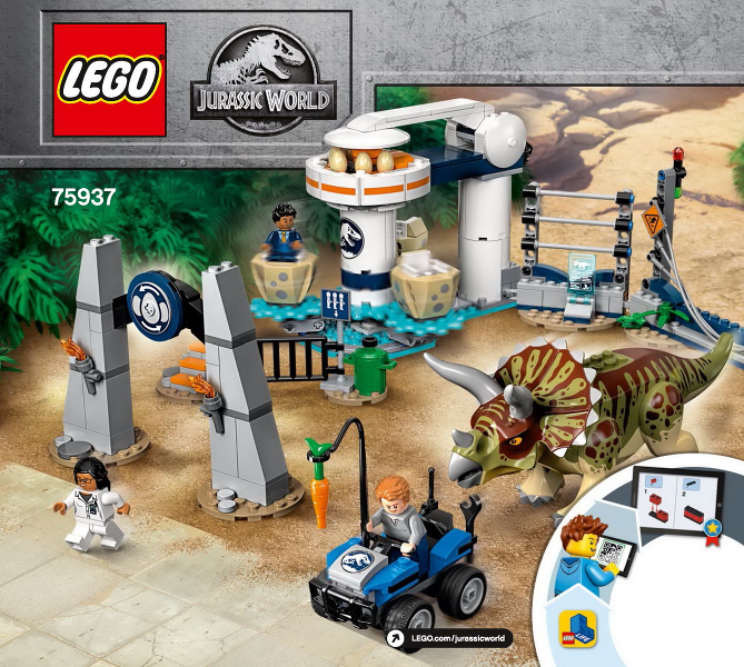 75937 Triceratops Rampage (Used) LEGO Jurassic World