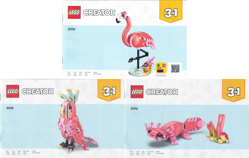 31170 Pink Flamingo (Used) LEGO Creator