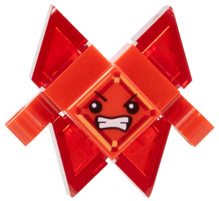 Kryptomite - Red, Small Crystals, Hands (shg018)