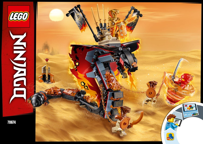 70674 Fire Fang (Used) LEGO Ninjago