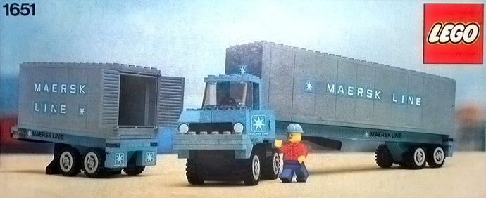 1651 Maersk Line Container Lorry (Retired) LEGO Town