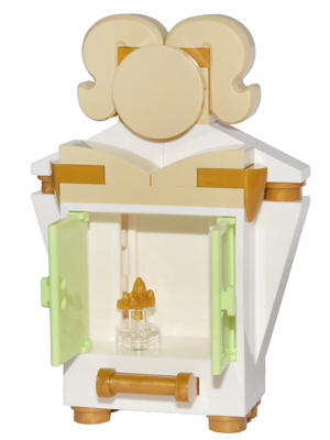 Wardrobe - Yellowish Green Doors, without Stickers (dp027)