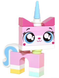 Unikitty - Wide Eyes, Raised Eyebrows, Closed Mouth (dim010)