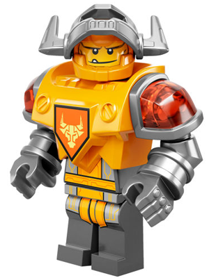 Axl - Flat Silver Visor, Bright Light Orange Torso (Battle Suit Axl) (nex079)