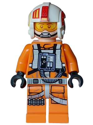Rebel Pilot - Helmet with Black Rebel Alliance Symbols (sw1359)