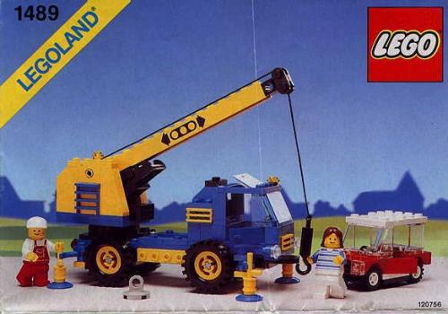 1489 Mobile Car Crane (Certified) LEGO Town