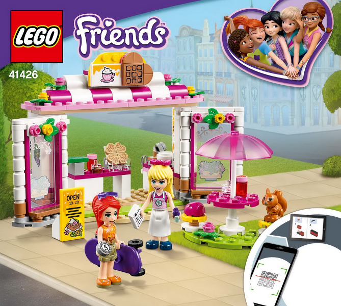 41426 Heartlake City Park Cafe (Used) LEGO Friends