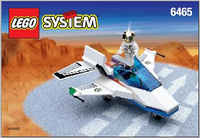 6465 Space Port Jet (Certified) LEGO Town