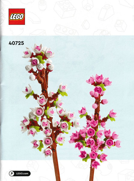 40725 Cherry Blossoms (Certified) LEGO Botanicals