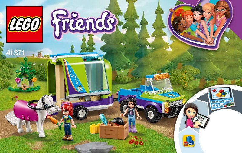 41371 Mia's Horse Trailer (Certified) LEGO Friends