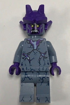 Stone Stomper - Partially Cracked Open Chest, Small Dark Blue Cracks on Legs, Open Mouth (nex123)