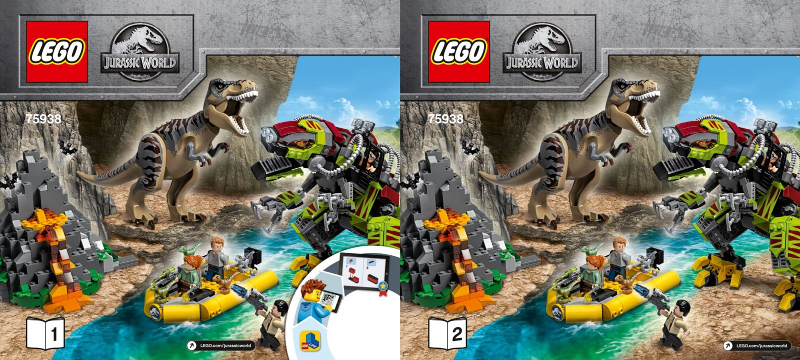 75938 T. rex vs Dino-Mech Battle (Used) LEGO Jurassic World